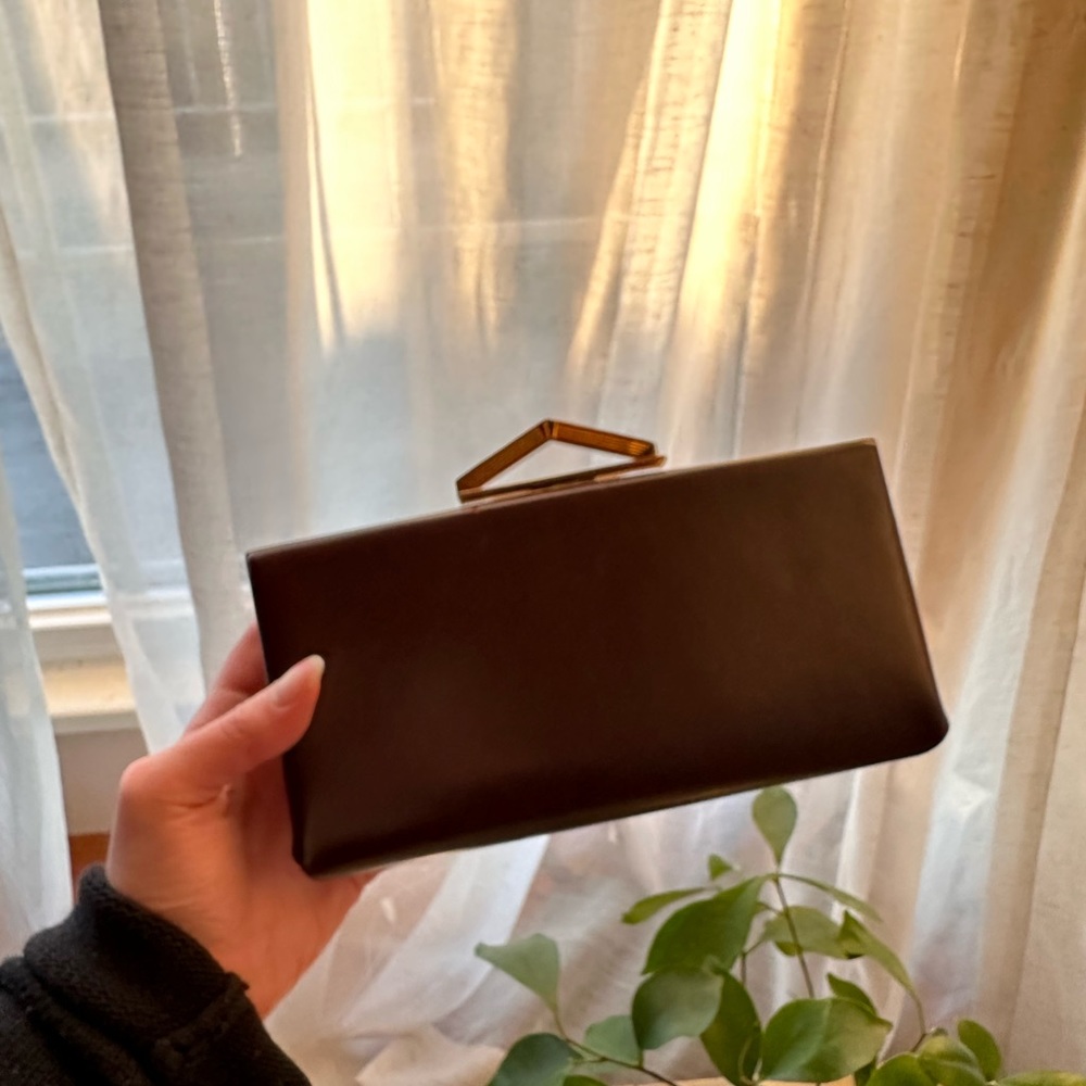 Vintage 1950s Art Deco Original Model Clutch By Evans.